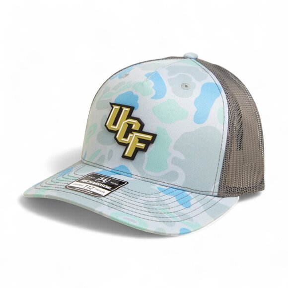 UCF Knights 3D Snapback Trucker Hat- Saltwater Duck Camo/ Charcoal - Picture 1 of 3